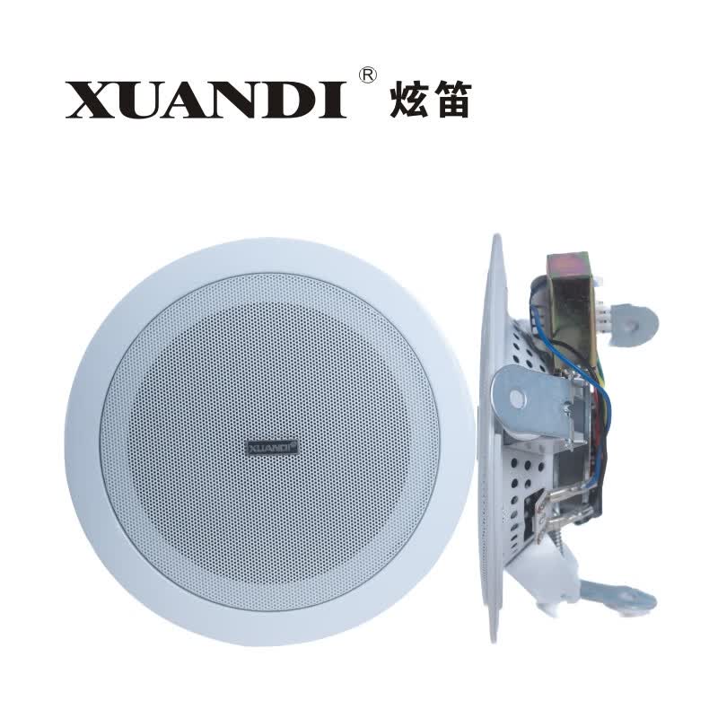 CS-03A定压天花吊球喇叭 店铺餐厅背景音乐音响 吊顶吊装音箱 CS-03A吸顶